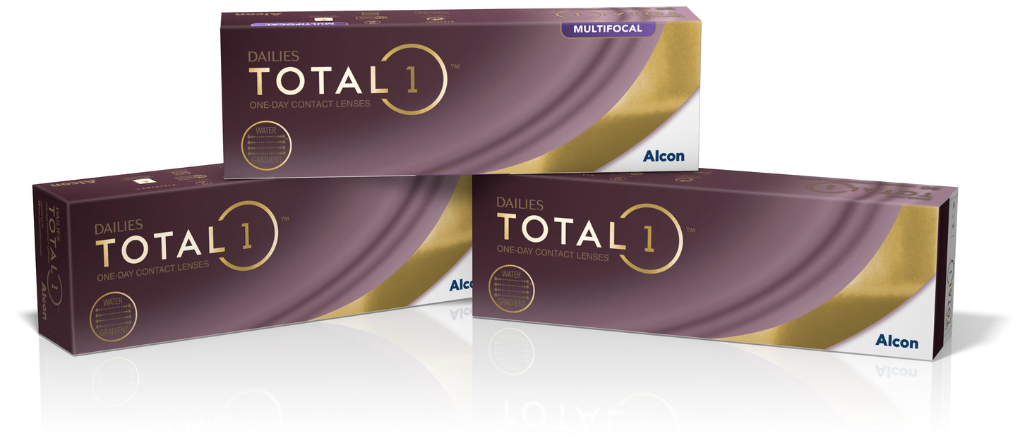 Alcon DAILIES TOTAL1 Daily Contact Lenses – Pack of 30
