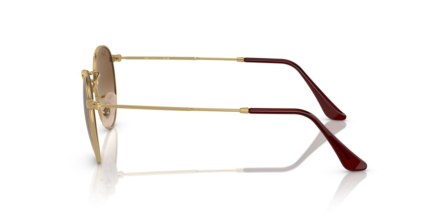 Ray-Ban Round Metal RB3447 001 Gold Sunglasses