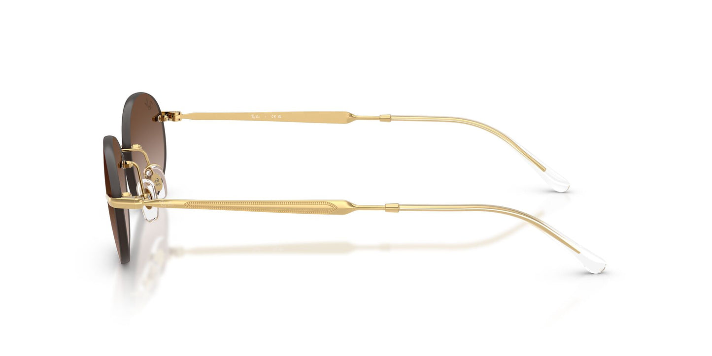 Ray-Ban RB3767 001/13 Oval Sunglasses – Arista Gold