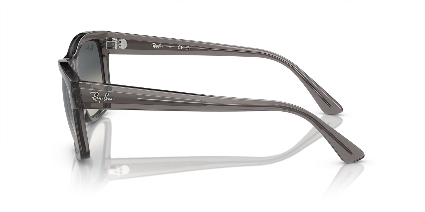 Ray-Ban RB4428 667571 Opal Dark Grey Square Sunglasses