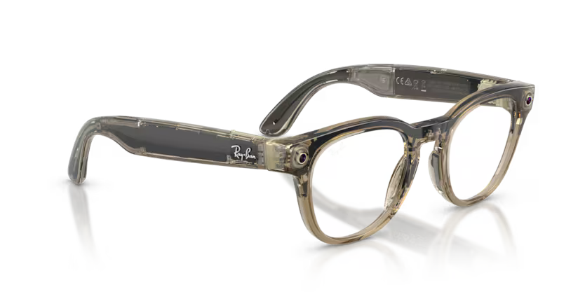 Ray-Ban Meta Scriber Optics Gen 2 - Transparent Stone Beige Frame