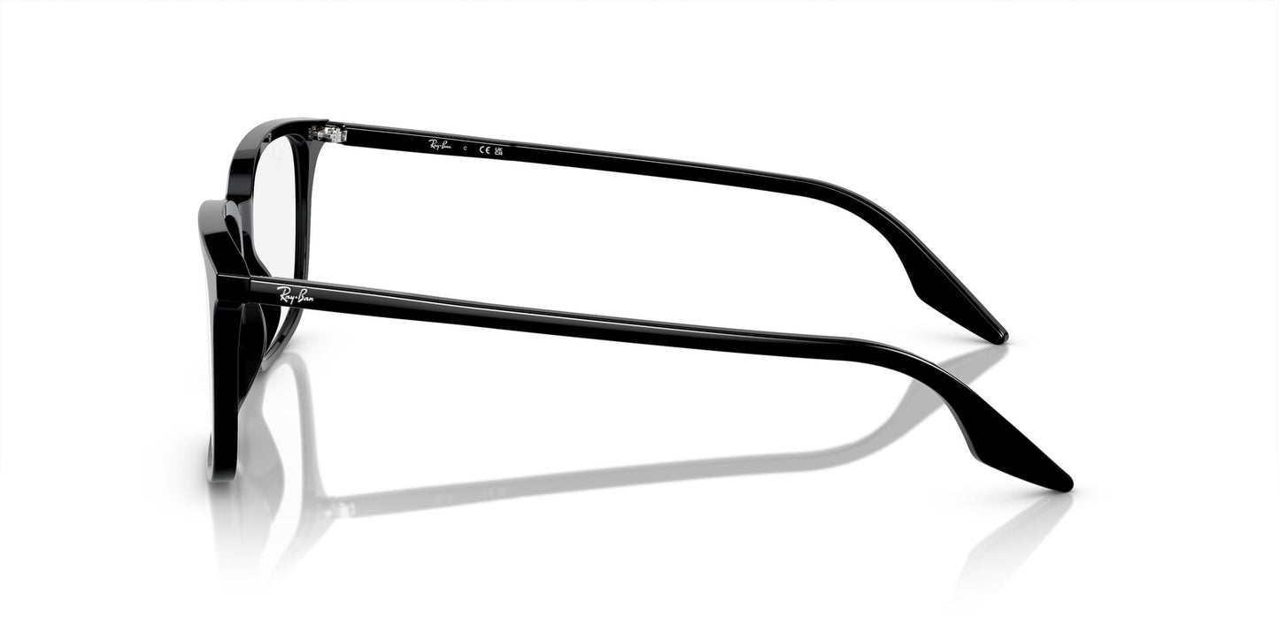 Ray-Ban RX5421 2000 Black Rectangular Optics Frame