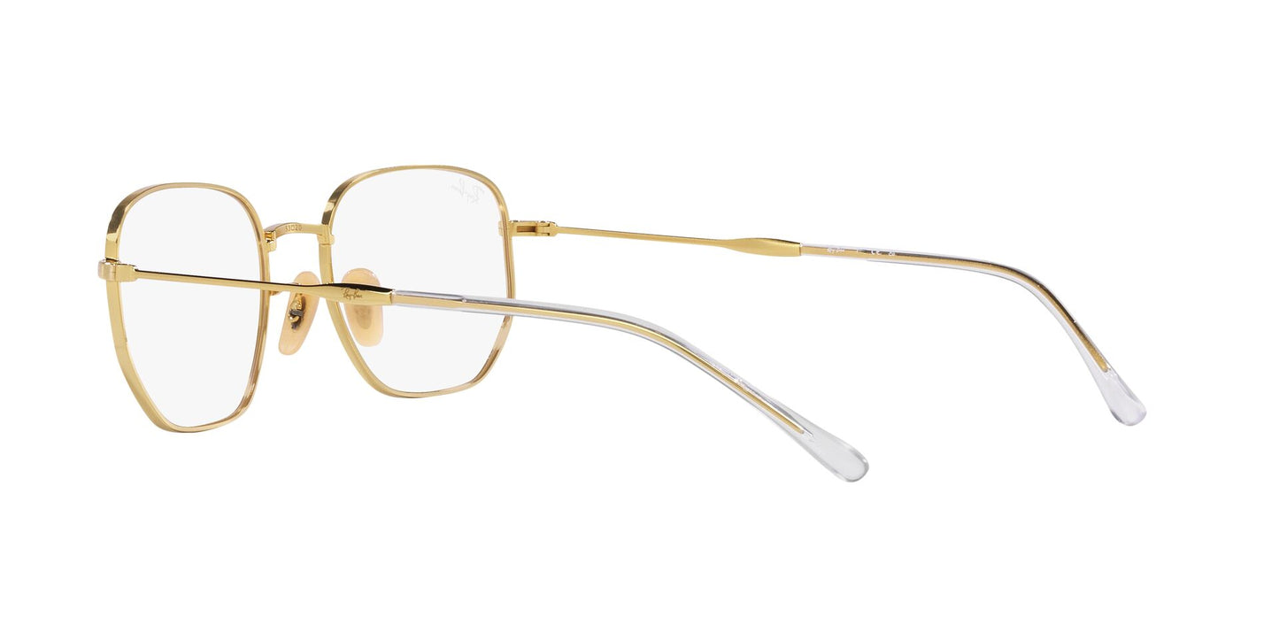 Ray-Ban RX6496 2500 Arista Gold Geometric Optics Frame