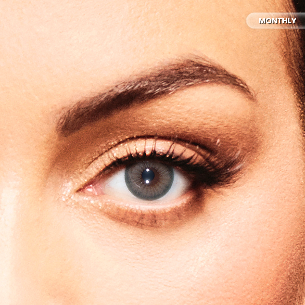 Amara Monthly Crocodile Green Color Contact Lenses – Pack of 2