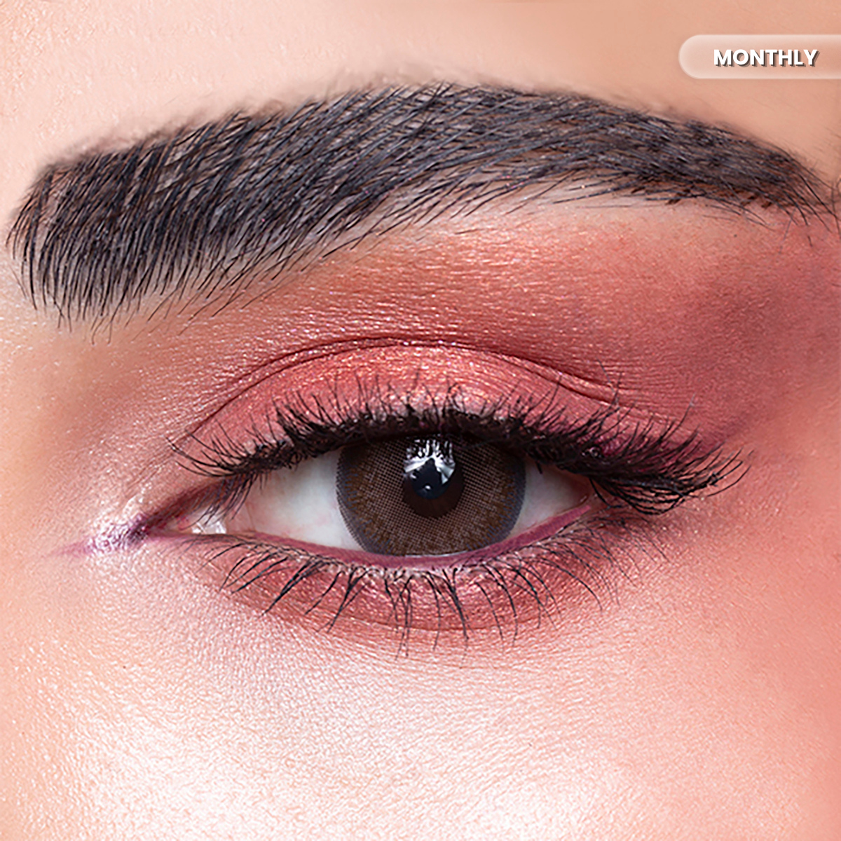 Amara Monthly Tan Color Contact Lenses – Pack of 2