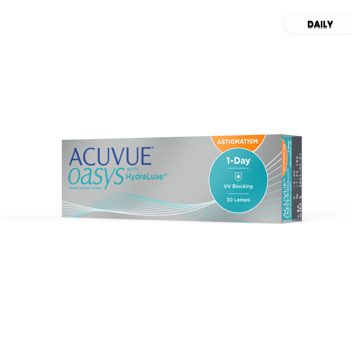ACUVUE OASYS 1-Day for Astigmatism Contact Lenses – Pack of 30