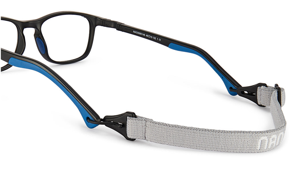 Nano Vista Power Up 3.0 Kids Eyeglasses – Matte Black & Blue (NAO3080148)