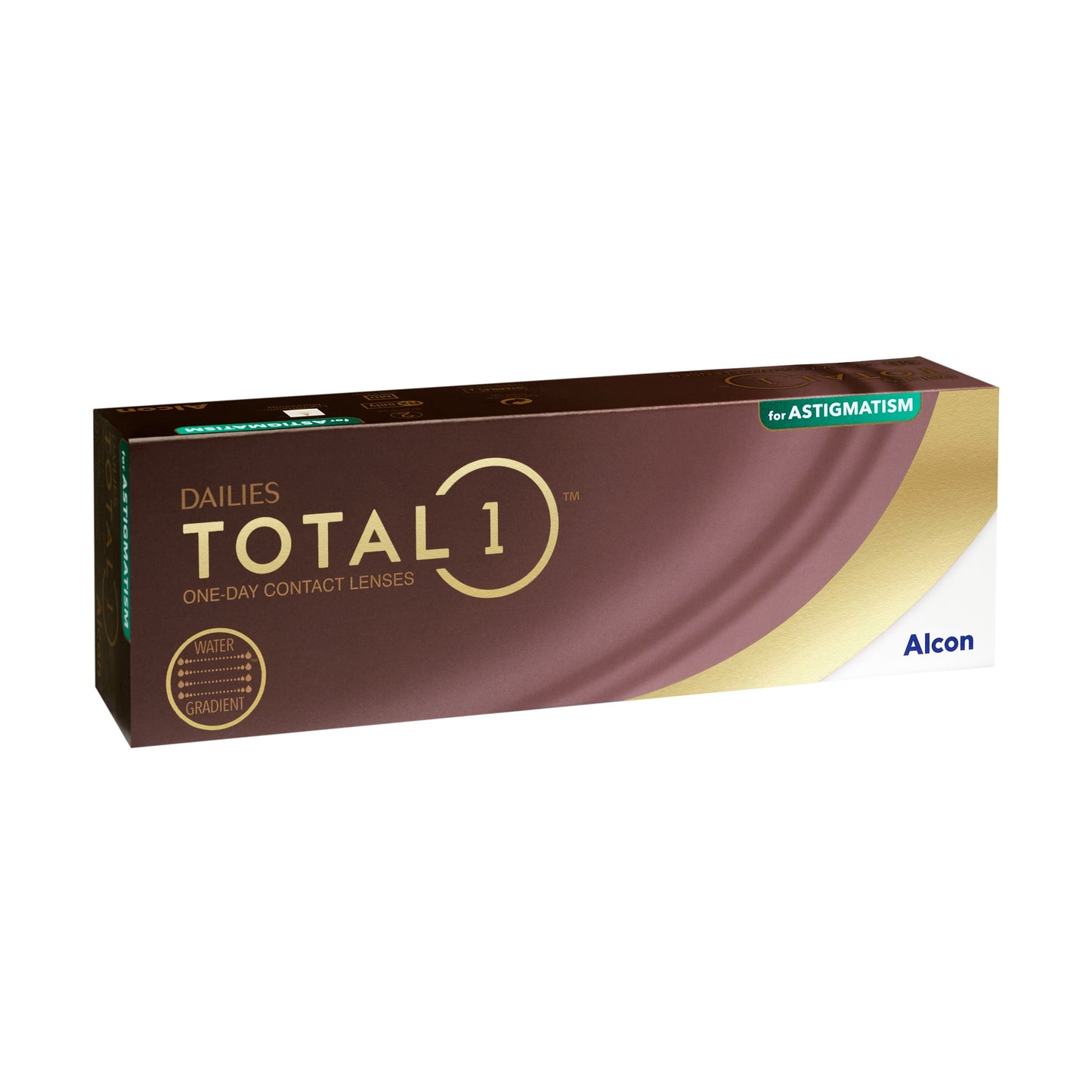 Alcon DAILIES TOTAL1 for Astigmatism Contact Lenses – Pack of 30