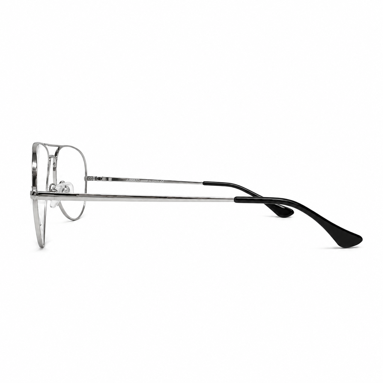 Liberto Gunmetal Aviator Eyeglasses