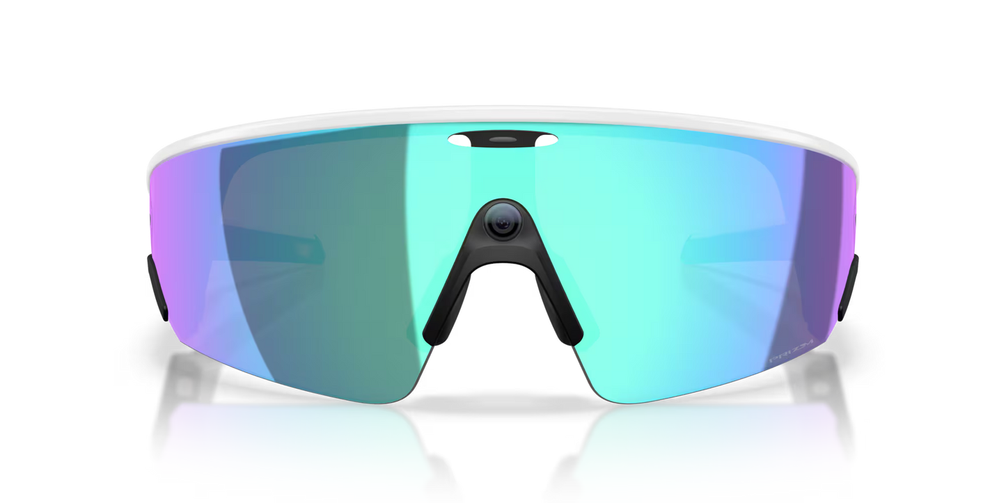 Oakley Meta Vanguard OW8001 800106 Smart AI Sunglasses – White / Prizm Sapphire