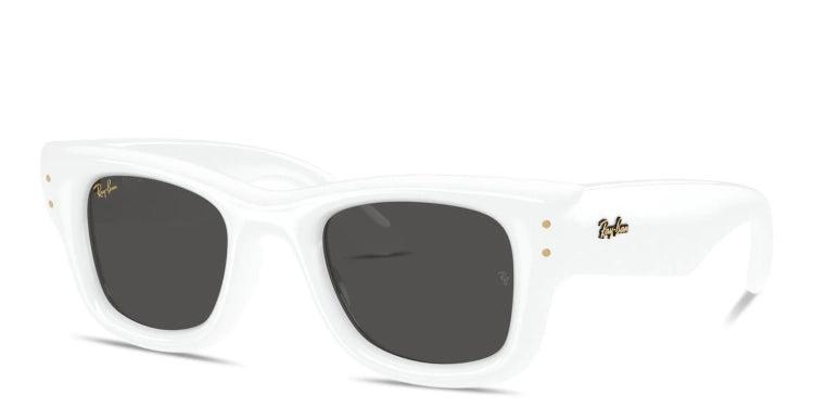 Ray-Ban Wayfarer Puffer RB4940 671/87 Sunglasses – White by A$AP Rocky