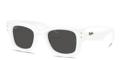 Ray-Ban Wayfarer Puffer RB4940 671/87 Sunglasses – White by A$AP Rocky