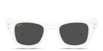 Ray-Ban Wayfarer Puffer RB4940 671/87 Sunglasses – White by A$AP Rocky