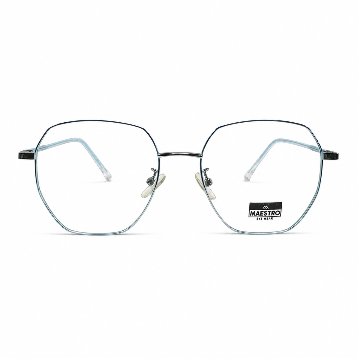 Maestro Blue Geometric Frame