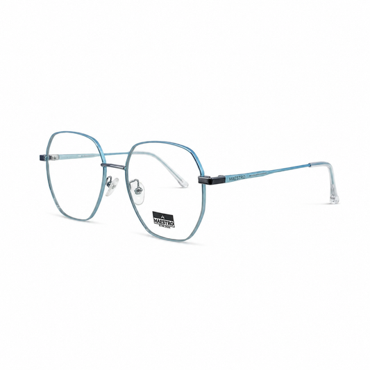 Maestro Blue Geometric Frame