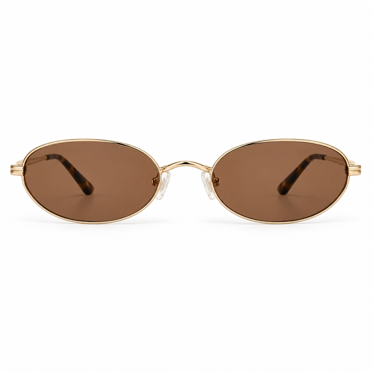 Montgana Sunglasses – Gold & Brown | Oval