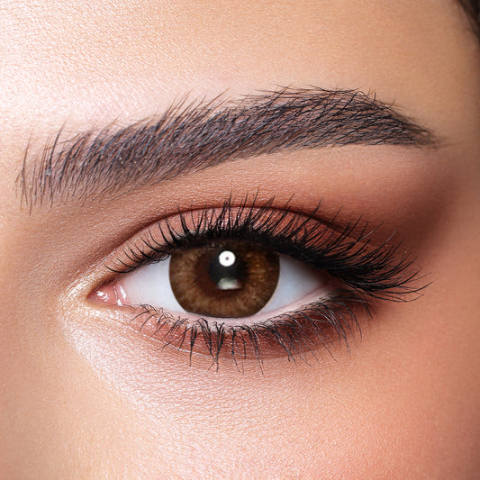 Bella Color Contact Lenses - Almond Brown