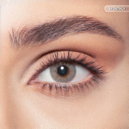 Bella Gray Beige Monthly Contact Lenses – Pack of 2