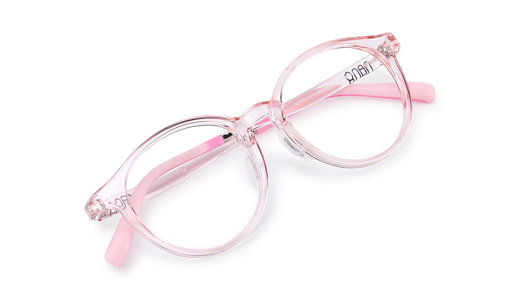 Nano Vista Crystal Saturn Kids Eyeglasses – Crystal Pink (NAO2230146)