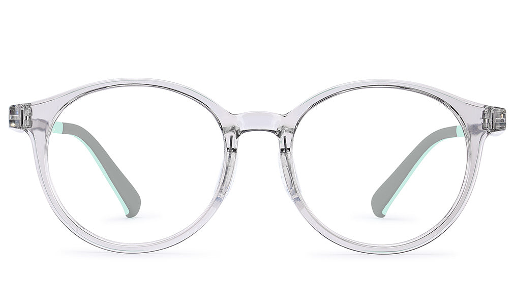 Nano Vista Saturn Kids Eyeglasses – Crystal Grey & Turquoise (NAO2230346)