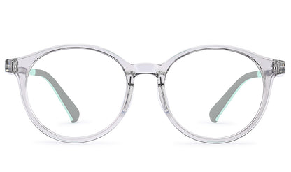 Nano Vista Saturn Kids Eyeglasses – Crystal Grey & Turquoise (NAO2230346)