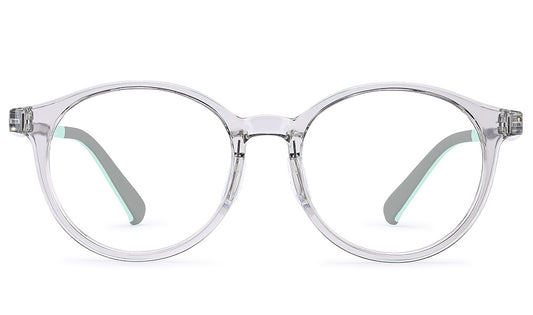 Nano Vista Saturn Kids Eyeglasses – Crystal Grey & Turquoise (NAO2230346)