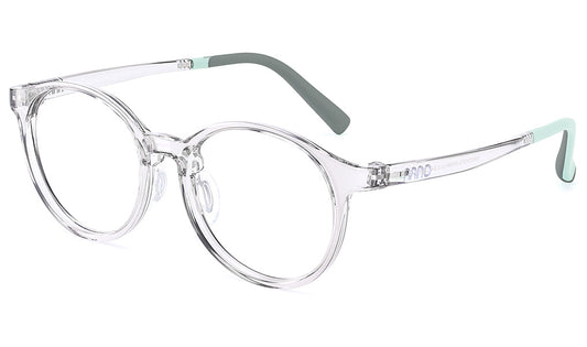 Nano Vista Saturn Kids Eyeglasses – Crystal Grey & Turquoise (NAO2230346)