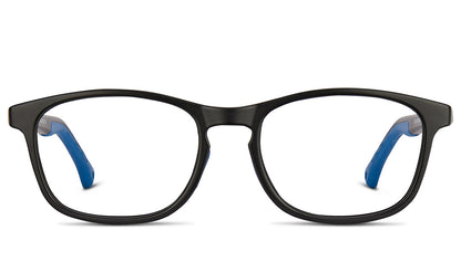 Nano Vista Power Up 3.0 Kids Eyeglasses – Matte Black & Blue (NAO3080148)