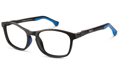 Nano Vista Power Up 3.0 Kids Eyeglasses – Matte Black & Blue (NAO3080148)
