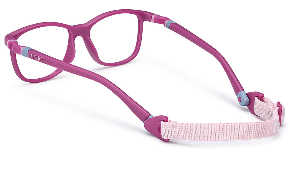 Nano Vista Quest 3.0 Kids Eyeglasses – Satin Dark Pink (NAO3161250)