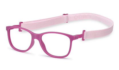 Nano Vista Quest 3.0 Kids Eyeglasses – Satin Dark Pink (NAO3161250)