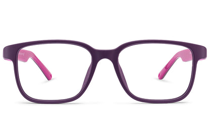Nano Kids Rectangular Eyeglasses – Purple & Pink (NAO3420150)