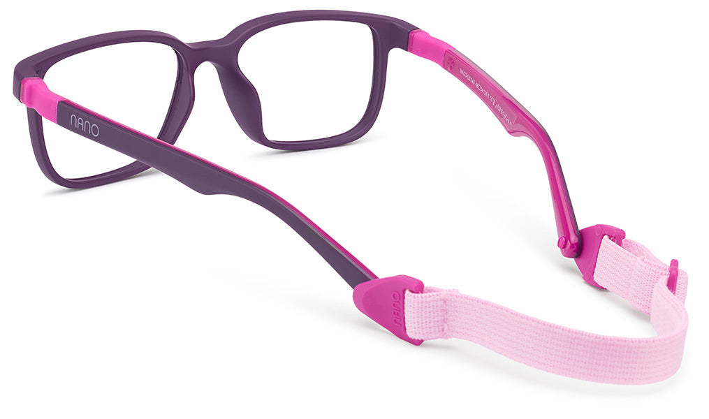 Nano Kids Rectangular Eyeglasses – Purple & Pink (NAO3420150)