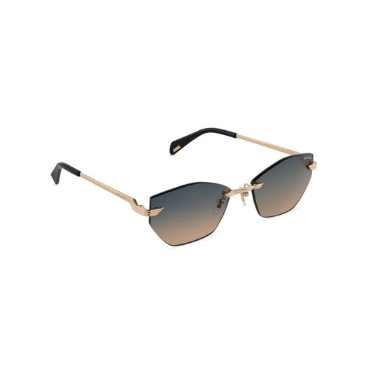 Police Electra 2 SPLU10 300J Rose Gold Wings Sunglasses