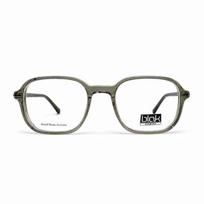 BLAK Smoky Olive Square Acetate Frame