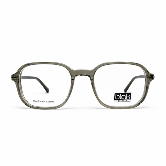 BLAK Smoky Olive Square Acetate Frame