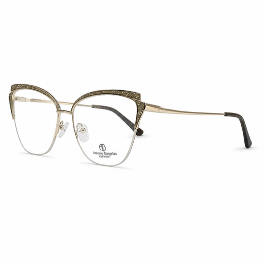 Antonio Bangelas Champagne Gold Cat-Eye Frame
