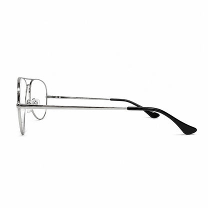 Liberto Gunmetal Aviator Eyeglasses