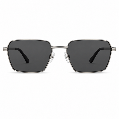 Montgana Sunglasses – Silver & Dark Grey