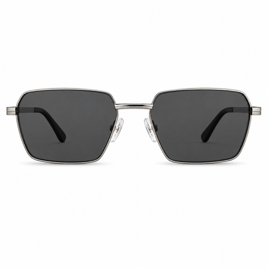 Montgana Sunglasses – Silver & Dark Grey
