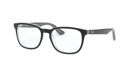 Ray-Ban Polished Black Transparent - Junior's