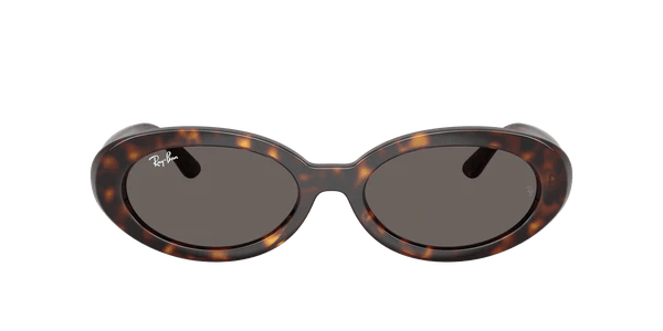 Ray-Ban - Sunglass – Women - Oval Havana